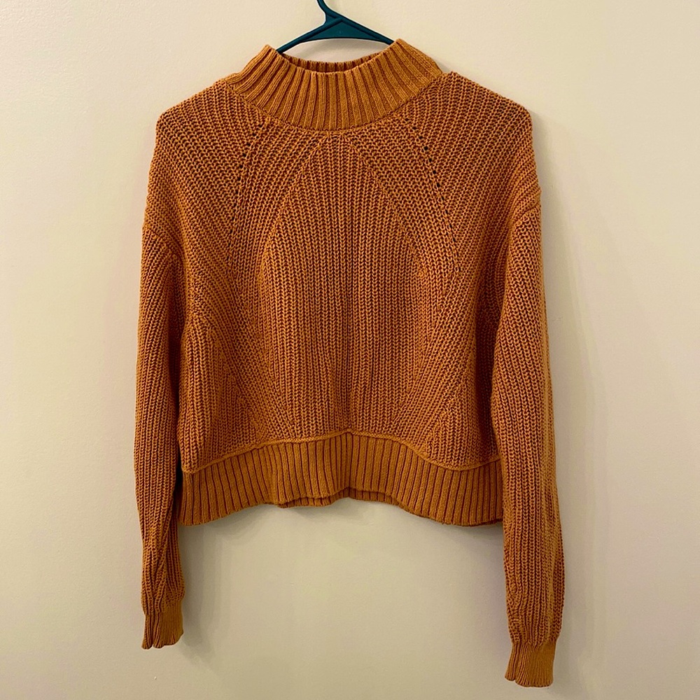 Aeropostale Mustard yellow knitted sweater